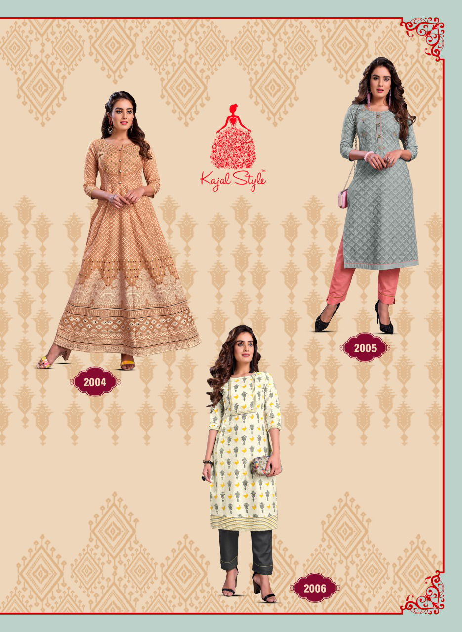 Fashion Paradise 2 Latest Fancy Ethnic Wear Fancy Embroidery Kurti With Bottom Collection
